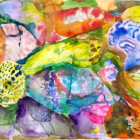 Pittura, Composition au nu vert, Isabelle Marie
