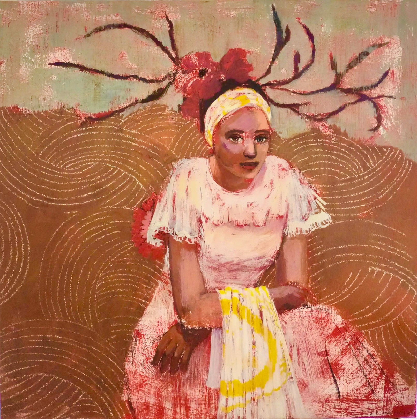 Albane de Saint Remy, Fille aux foulards de soleil Albane de Saint Remy, Fille aux foulards de soleil