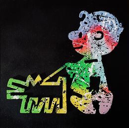 Painting, Charlie Brown & dog Haring Colors, Spaco