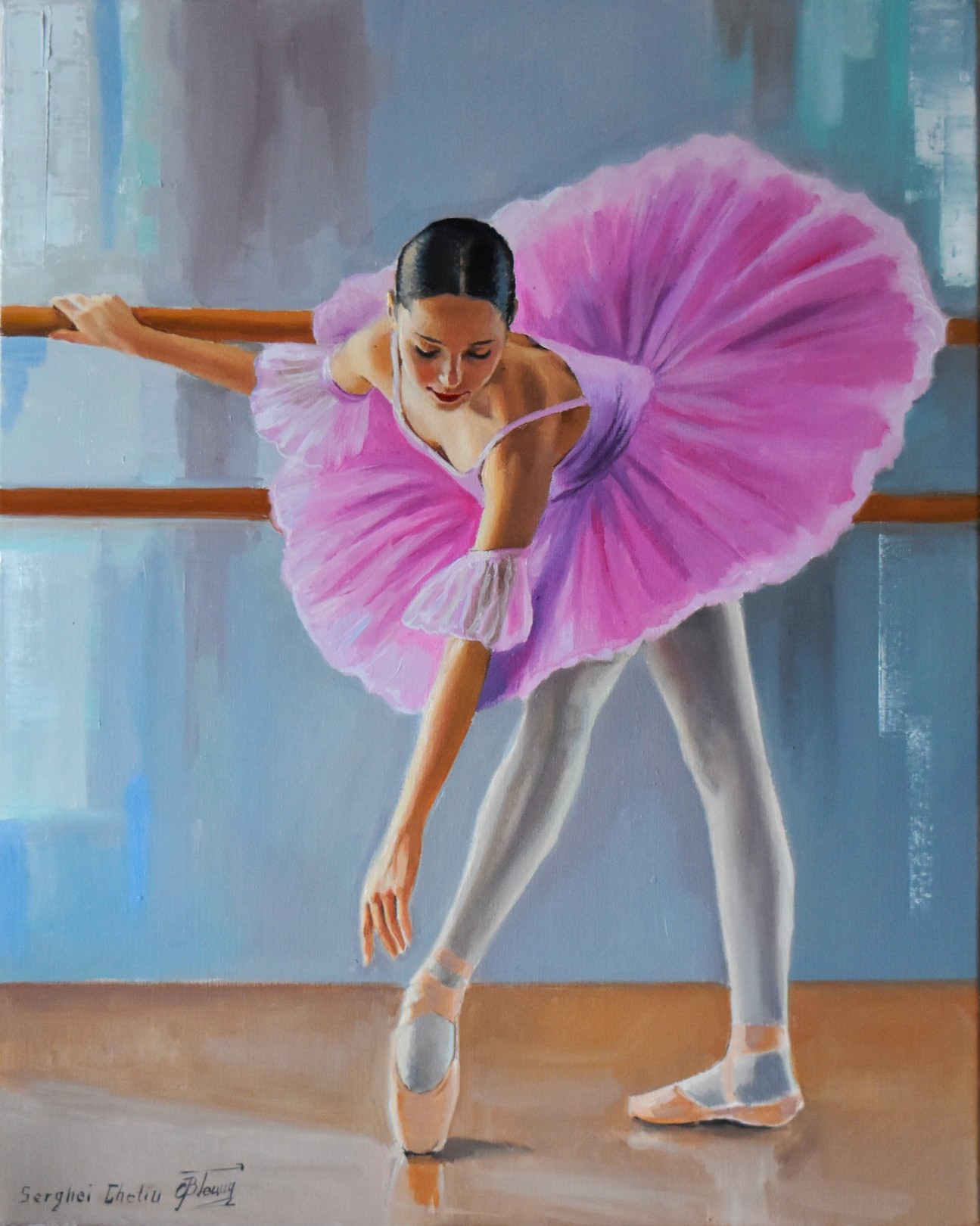 Serghei Ghetiu, A ballerina in pink III Serghei Ghetiu, A ballerina in pink III
