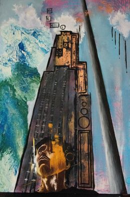 Painting, The Sky Scrapers of the Soul, Oceania
