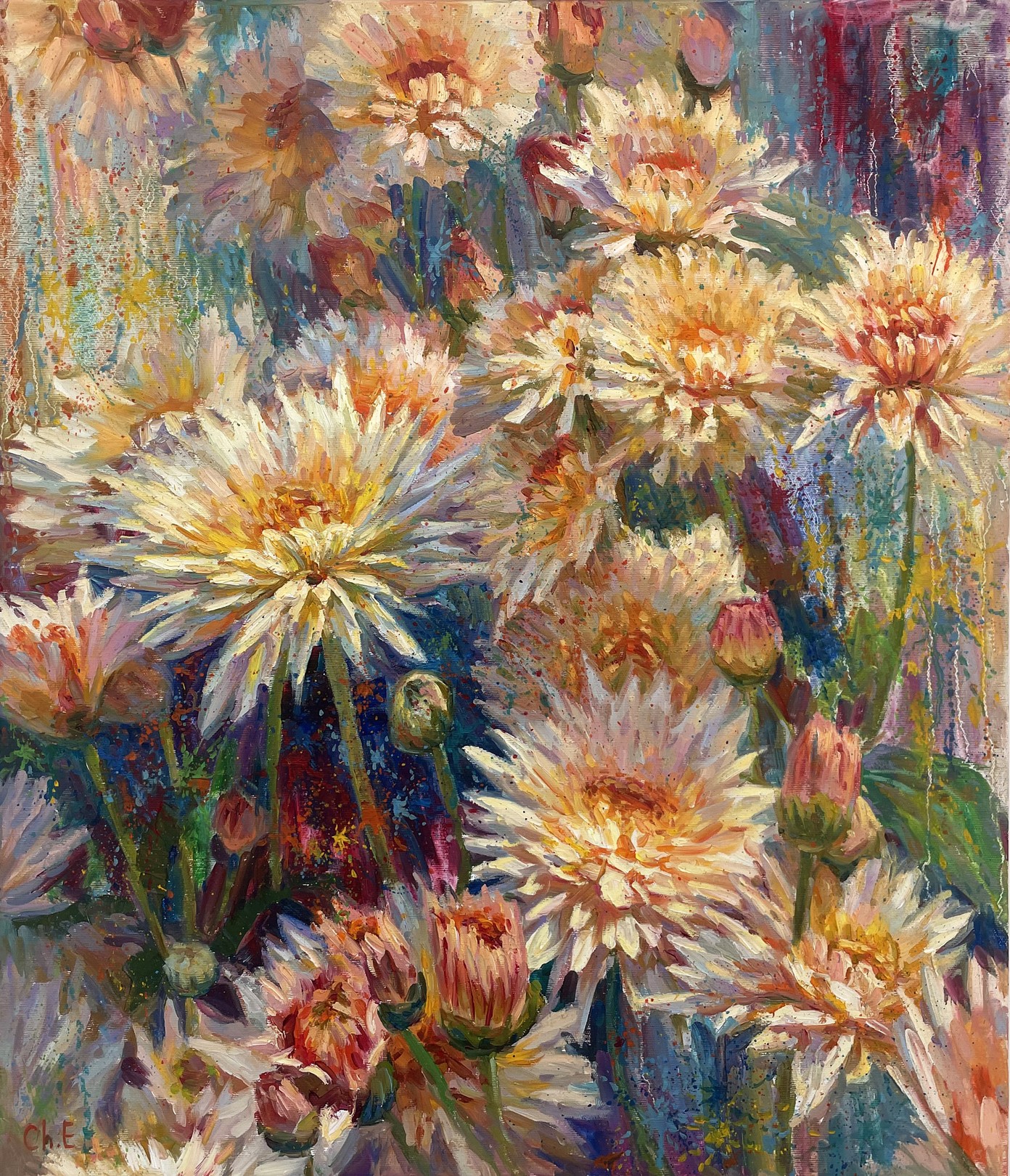Evgeny Chernyakovsky, Chrysanthemums Evgeny Chernyakovsky, Chrysanthemums