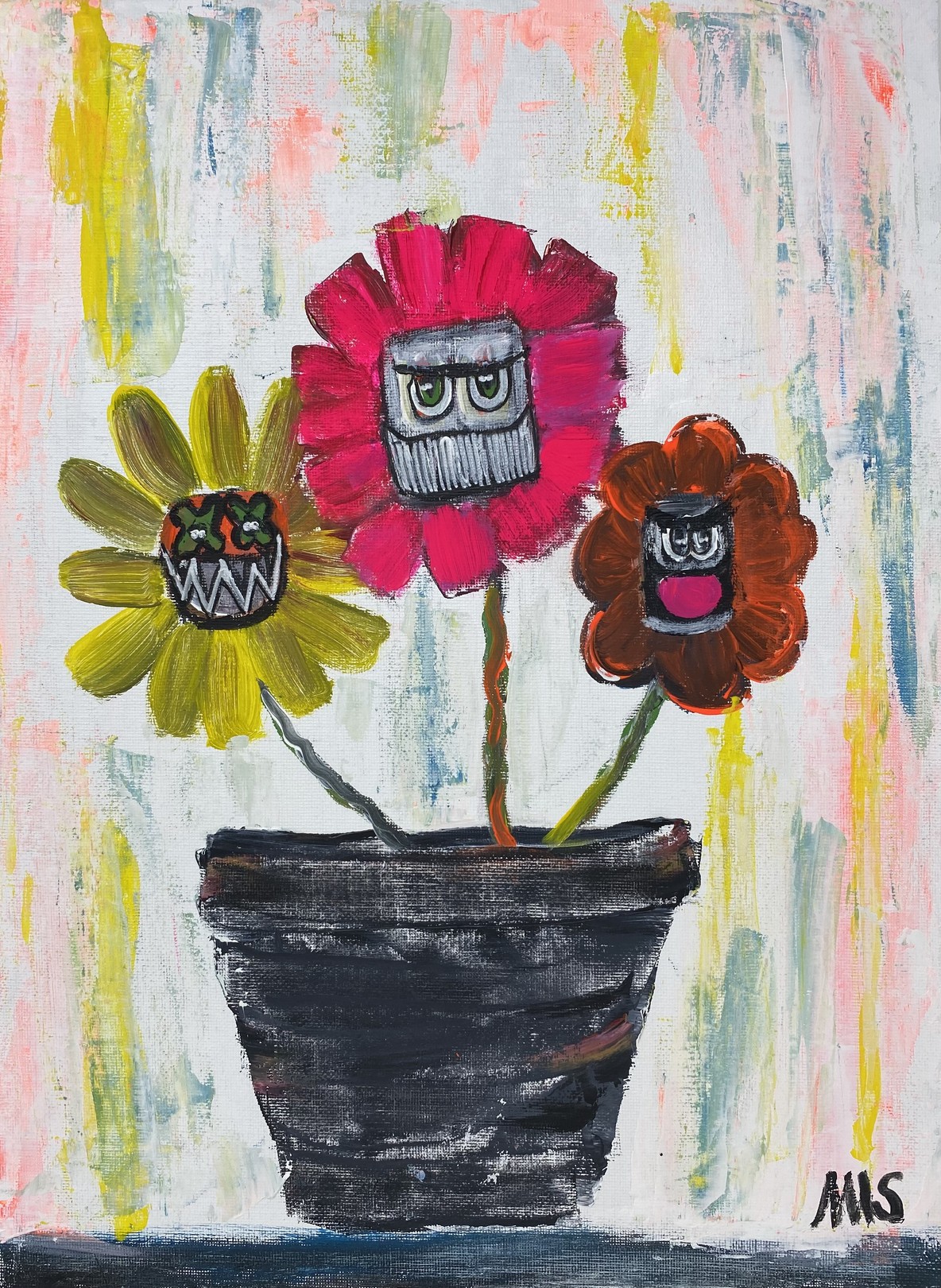 Seb Paul Michel, Vive les fleurs dans un vase Seb Paul Michel, Vive les fleurs dans un vase