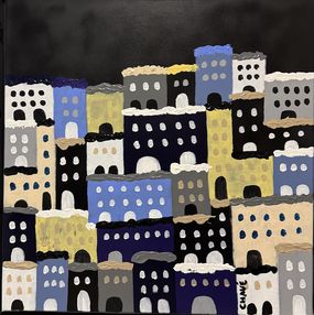 Gemälde, Autour du noir et blanc, Chavé