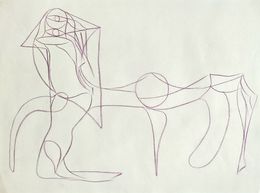 Dessin, Caballo I, Pasturo