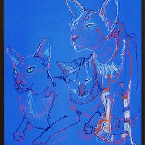 Gemälde, Chats, Tatiana Ivchenkova