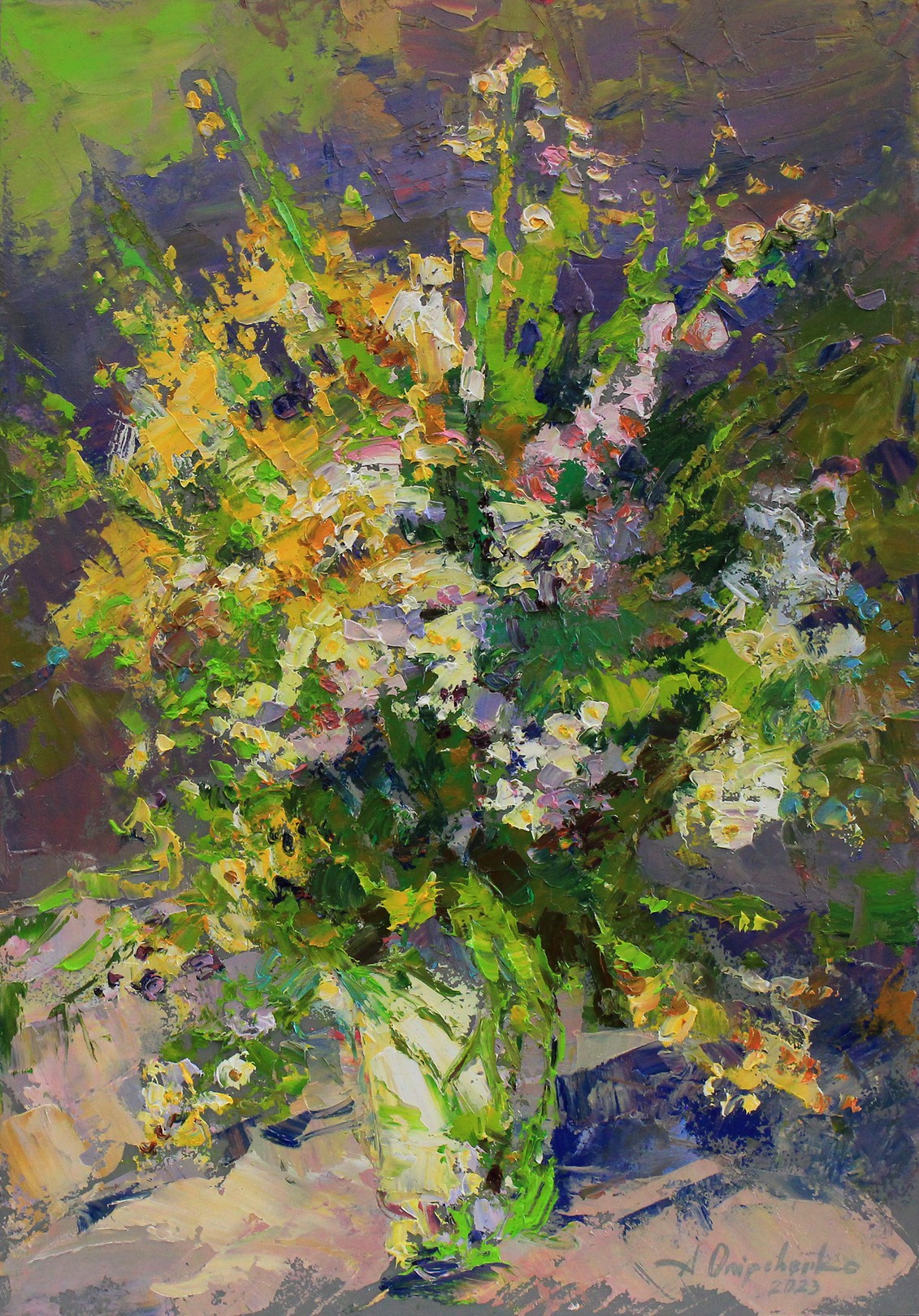 Alisa Onipchenko-Cherniakovska, Wild flowers bouquet Alisa Onipchenko-Cherniakovska, Wild flowers bouquet