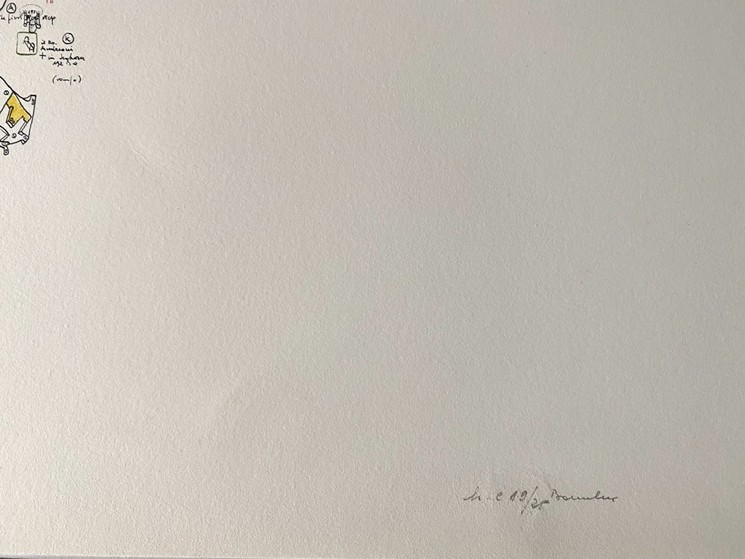Gianfranco Baruchello, Rosengarten Ice Cream Sundae, Édition sur papier