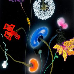 Gemälde, Perfect night pompadour, Thierry  Feuz