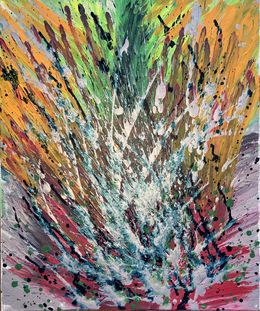 Peinture, Expulsion, Karaya Charlotte Baqai