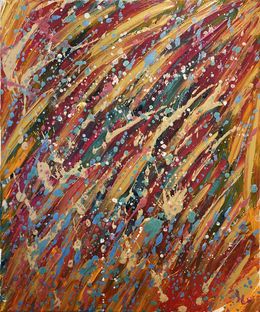 Peinture, Eruption, Karaya Charlotte Baqai