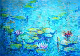 Painting, Water Lilies, Rakhmet Redzhepov (Ramzi)