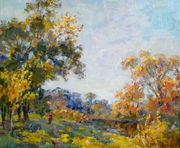 Painting, Walk along the rive, Kovalenko Ivan
