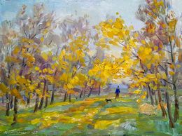 Painting, On fallen leaves, Kovalenko Ivan