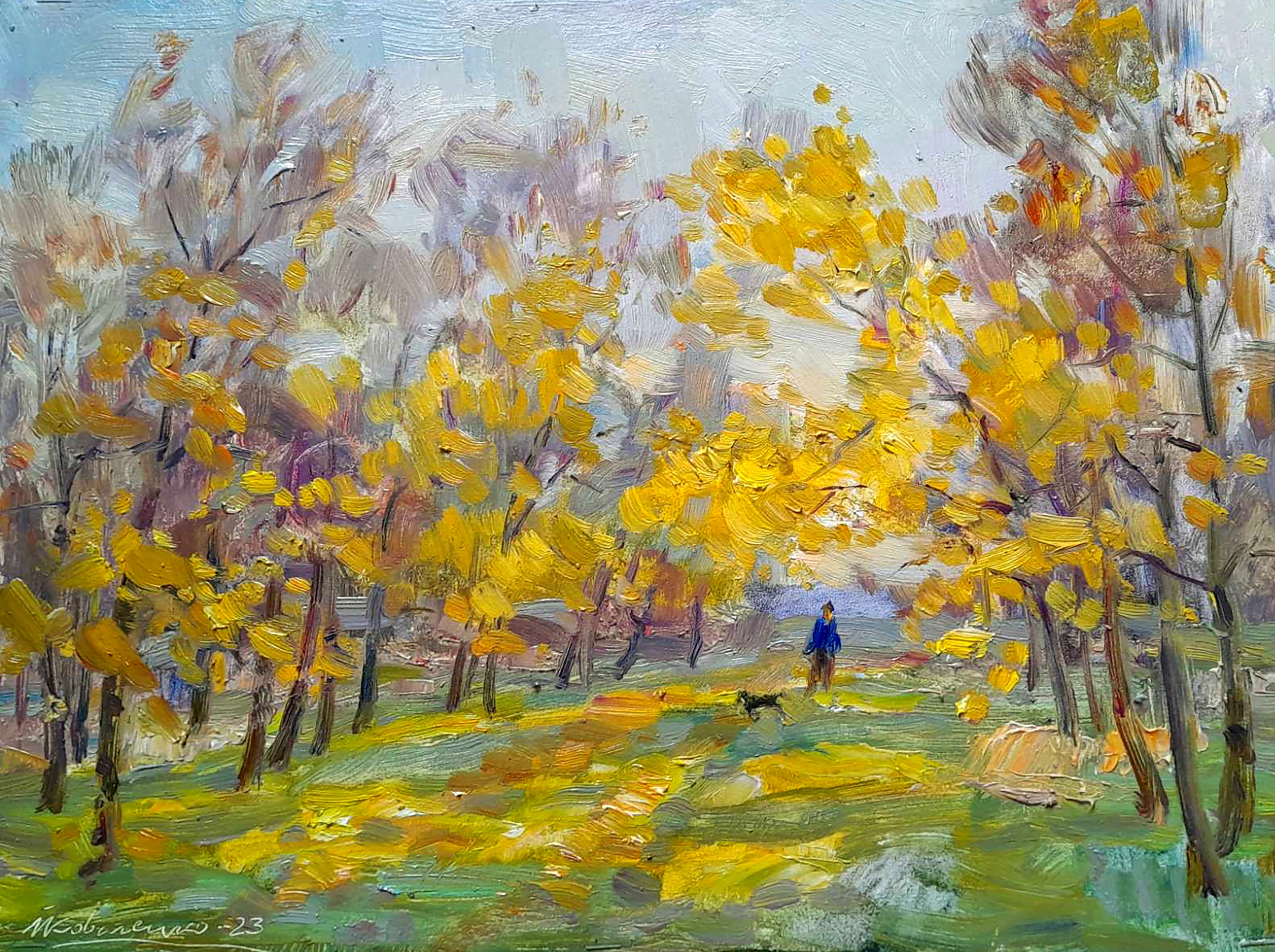 Kovalenko Ivan, On fallen leaves Kovalenko Ivan, On fallen leaves