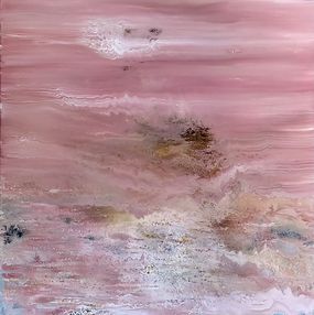 Gemälde, Blurred pink landscape, Enric Correa