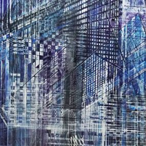 Painting, La vie en bleu, Olivier Ebel