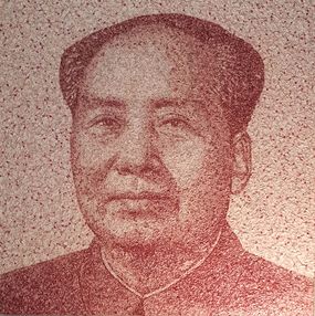 Painting, Portrait de MAO, Thierry Michelet
