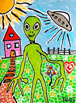 Fine Art Drawings, A new home, Dr. Love