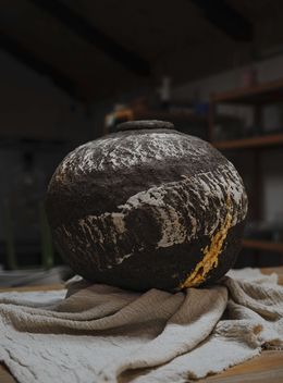 Sculpture, Kintsugi Moon, Andy Foley