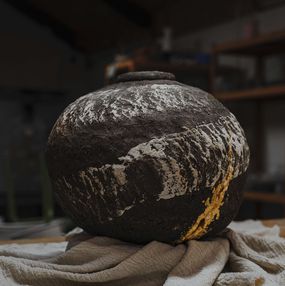 Sculpture, Kintsugi Moon, Andy Foley
