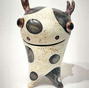 Sculpture, Joyful dotted Monstrum, Viktor Zuk