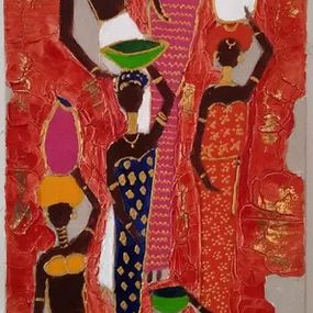 Painting, Patchwork, Joëlle Darmon