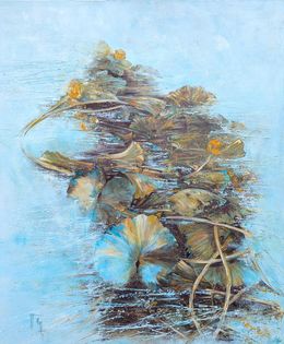 Painting, Bouquet d'eau, Nadine Pillon