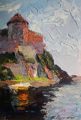 Gemälde, Fortress by the sea, Boris Serdyuk