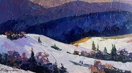 Gemälde, Mountain winter expanses, Boris Serdyuk