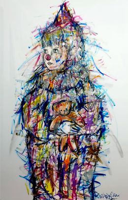 Peinture, Collection Circus : Le Doudou de la Clown, KiKo