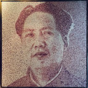 Painting, Portrait de Mao (2), Thierry Michelet