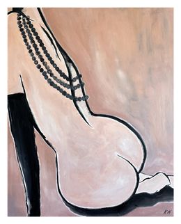 Édition, Madame in Black Gloves (Giclée Print), Kristina Mallen