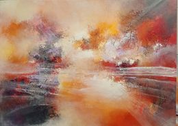 Painting, L'aube du monde, Maryse Chatron Kriloff