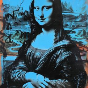 Painting, Graffiti Timeless Mona Lisa Vision, Dine Chanima