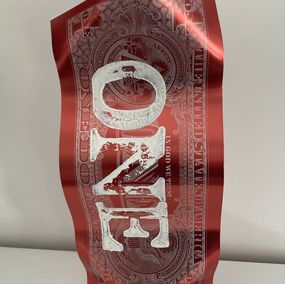 Skulpturen, One dollar rosso bianco one, Karl Lagasse