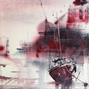 Peinture, A l’Amarre, Claude Carretta