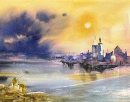 Gemälde, Partie de pêche, Claude Carretta