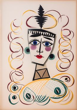 Print, The Masked Oracle, Sephora Venites