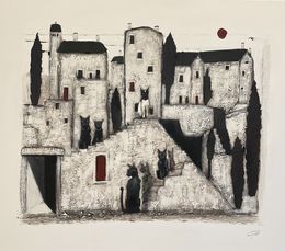 Gemälde, La Ville des Chats, Carmen Carpena