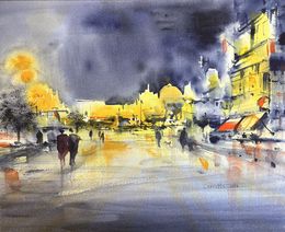 Gemälde, Nocturne, Claude Carretta