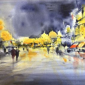 Gemälde, Nocturne, Claude Carretta