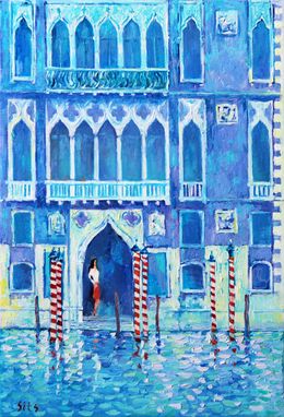 Gemälde, The Blue Light of Venice, Andrei Sitsko