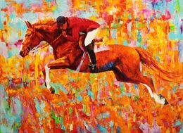 Painting, Show. Horses series., Andrei Sitsko