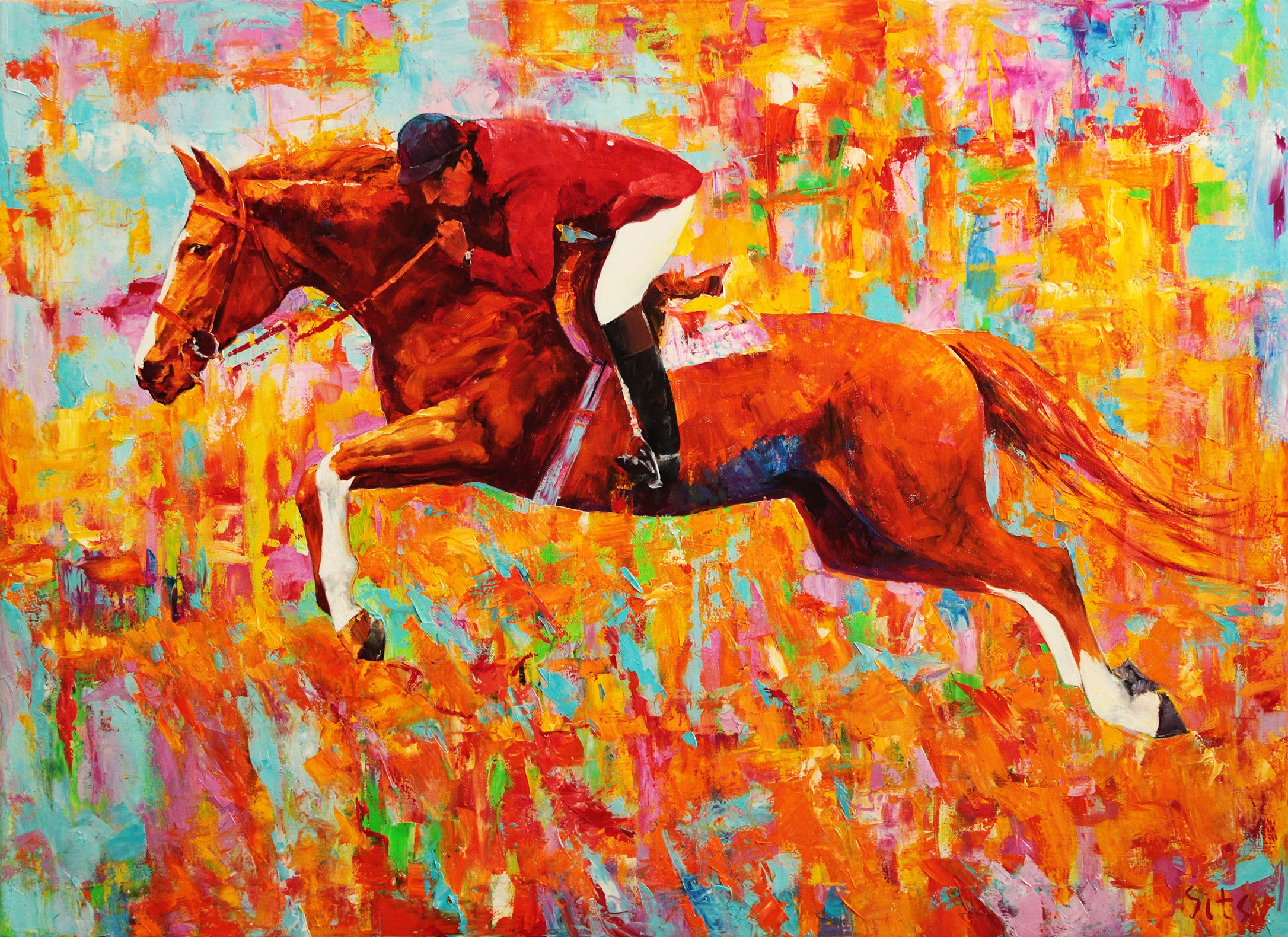 Andrei Sitsko, Show. Horses series. Andrei Sitsko, Show. Horses series.