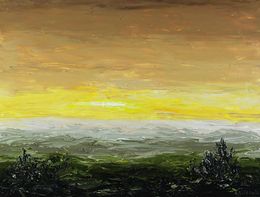 Peinture, Beige landscape, Andriy Klishyn