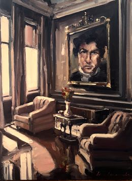 Peinture, Chez le collectionneur le penseur, Lorann Lacave-ladeuix