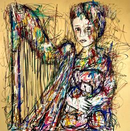 Peinture, La Harpe d'Or, KiKo