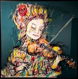 Peinture, La Violoniste, KiKo