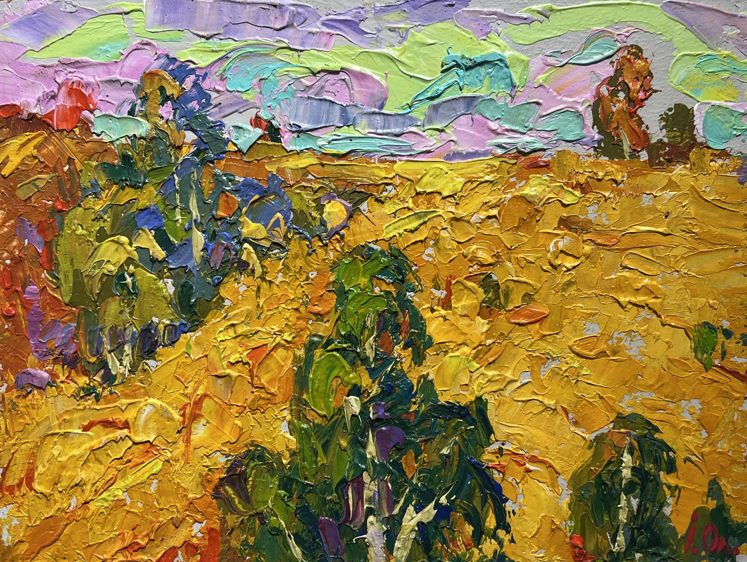 Ivanyuk Oleksiy, Golden field among trees Ivanyuk Oleksiy, Golden field among trees